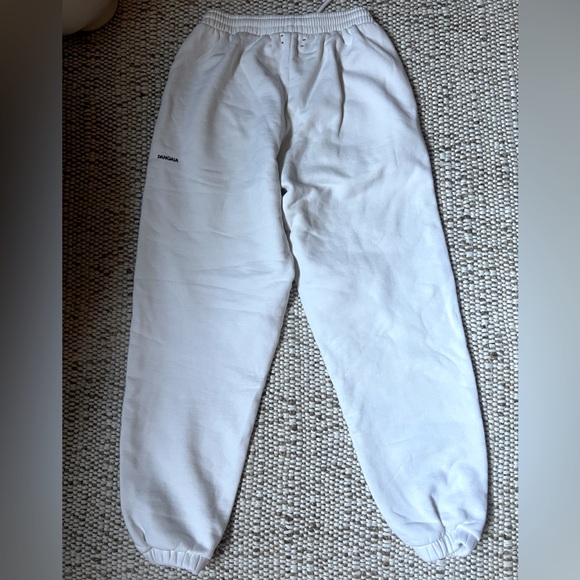 Pangaia 365 Heavyweight Track Pants white XXS fleece lined - Picture 2 of 3